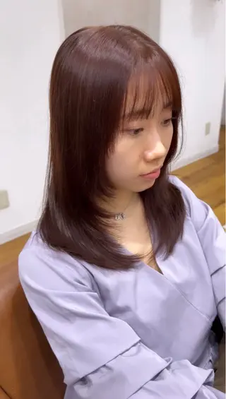 セミロング 原田 健斗のヘアスタイル