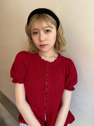 ミディアム カラー land所属・透明感カラー/レイヤ ー🌙Honokaのヘアスタイル