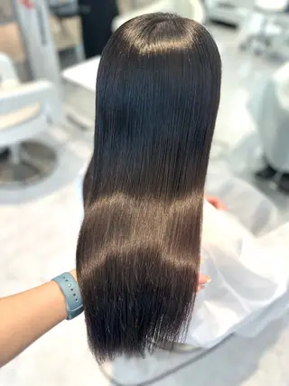 ロング カラー パーマ 縮毛矯正/ネイル 🌻ひまわり🌻のヘアスタイル