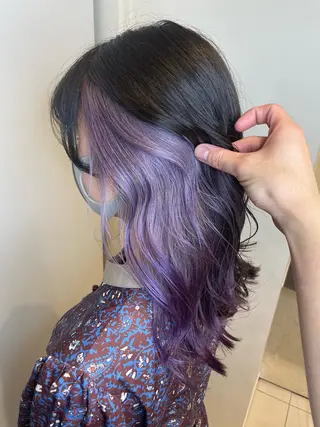 セミロング カラー matiz マティス 表参道所属・💙アンブレラカラー 髪質改善 丸尾】のヘアスタイル