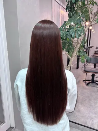 ロング みなみ/ワンカラー/ ダイアモンドリリーのヘアスタイル