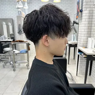 ショート パーマ メンズ メンズ特化✂️ 小枝 優生のヘアスタイル