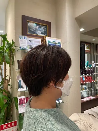 ショート えしま けんたのヘアスタイル