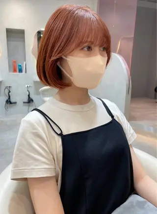 ショート レイヤー縮毛矯正 ささきすずね💗のヘアスタイル