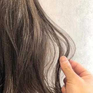 セミロング カラー ヘアアレンジ 雪本 愛のヘアスタイル