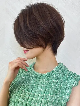 ショート 郁弥モテショート💕 韓国レイヤー🇰🇷のヘアスタイル