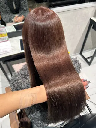 カラー 透明感カラー💙 束感まつげ🪼海月のヘアスタイル