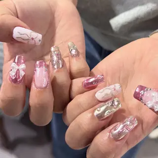 セミロング 小川 柚香のネイルデザイン