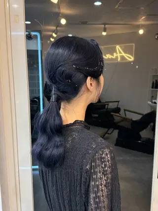 ロング ARARE HAIR みゆきのヘアスタイル