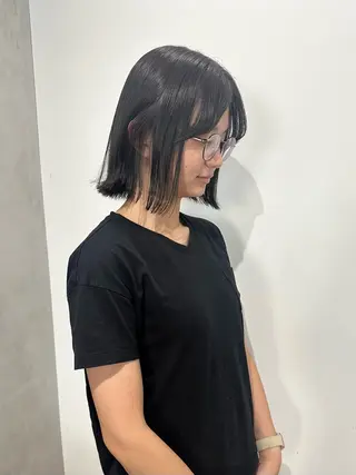 セミロング カラー ヘアアレンジ himawari♡ 柔らかいカラーのヘアスタイル