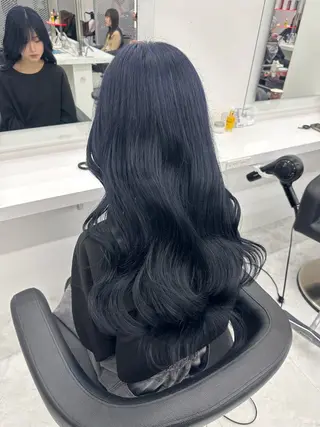 ロング カラー パーマ ヘアアレンジ メンズ キッズ ♥️韓国ヘア レイヤー♥️ゆりのヘアスタイル