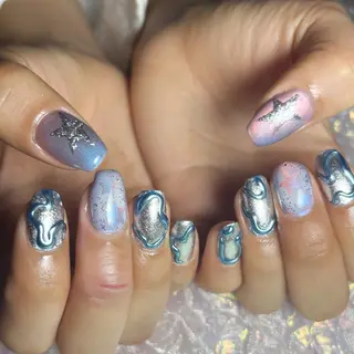 ショート watanabe miyuuのネイルデザイン