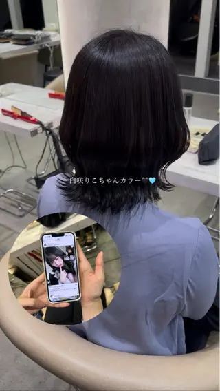 ミディアム 【lond】🩶 Marinのヘアスタイル