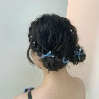 ロング ヘアアレンジ 🩶ヘアセット Ayaha🩶のヘアスタイル