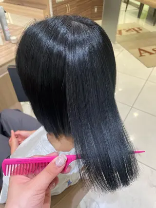 ショート カラー パーマ 韓国ヘアメイク🎀/ 縮毛矯正✨山本媛香のヘアスタイル