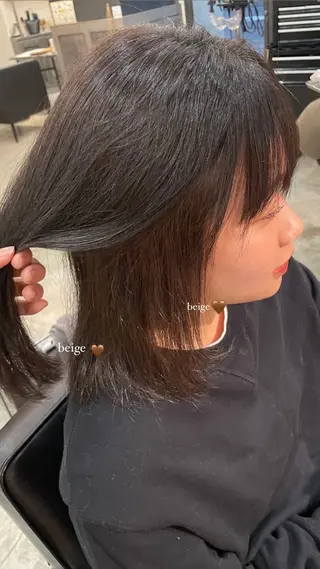 ミディアム 顔周りカット 🎀サヤカ🎀のヘアスタイル