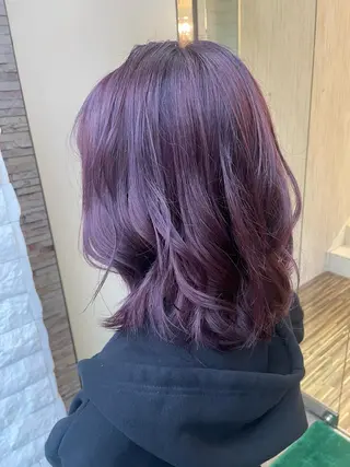 セミロング カラー EARTH 山﨑龍馬のヘアスタイル