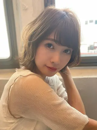 ショート カラー Loom .by Sea  ルームバイシー所属・レイヤー/前髪/ 韓国/CHIHIROのヘアスタイル