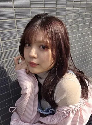 ミディアム カラー 似合わせカット🫶 得意です　曽根田のヘアスタイル