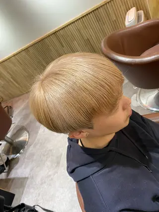 カラー メンズ メンズブリーチカラー /パーマ ごーた立川のヘアスタイル