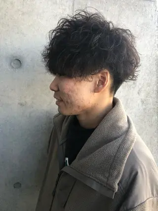 パーマ メンズ 森本裕/オーナー/ スパイラルパーマのヘアスタイル