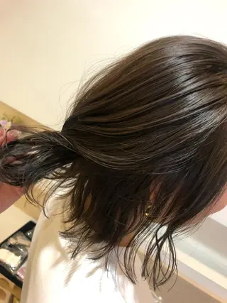 ミディアム カラー シールエクステ/ 髪質改善💐yuuのヘアスタイル