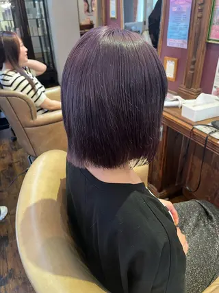 ミディアム カラー 【jam】横山 真優華のヘアスタイル