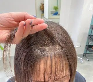 ロング パーマ 【coco.】hair所属・カジカワサキ/髪質 改善/クロスパーマのヘアスタイル