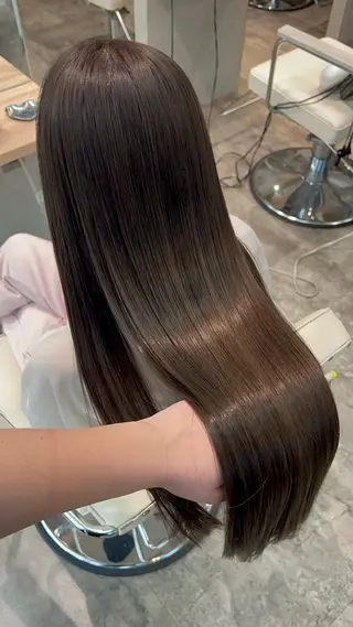 ロング カラー ヘアアレンジ 再現度&髪質改善 LISAのヘアスタイル
