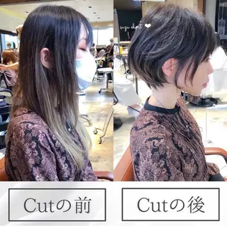 ショート カラー AFLOAT TOKYOのヘアスタイル