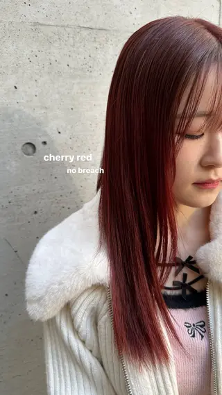 ロング カラー v-lab studio所属・韓国レイヤーカット/ 艶カラー/ noaのヘアスタイル