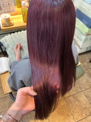 ロング カラー オーブヘアースペース新宿店所属・🎀透明感カラー yui🎀のヘアスタイル