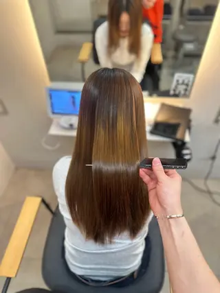 ロング 木下 泰乙のヘアスタイル