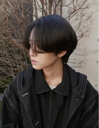 パーマ メンズ 馬場 斗生のヘアスタイル