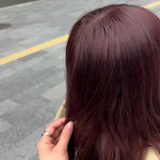 カラー 岩本みるか/ 暖色カラー/ベージュのヘアスタイル