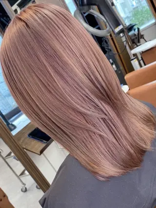 ミディアム 髪質改善美髪特化 ルイス奈良のヘアスタイル