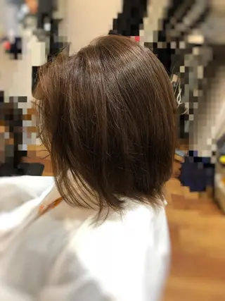 カラー MOLLA 浅香山店所属・谷口ゆめ/縮毛矯正/ カット/美眉ワックスのヘアスタイル