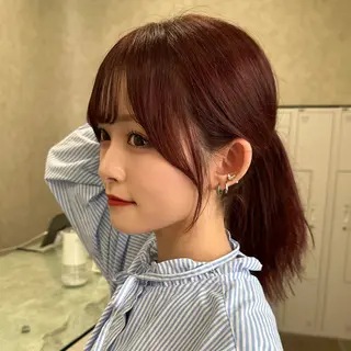 ロング カラー SALOWIN原宿AROA店所属・顔まわり神カット✂︎ 齋藤雄大【原宿】のヘアスタイル