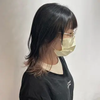 ミディアム 🐺ウルフ/レイヤー 似合わせ‎🤍沙羅のヘアスタイル