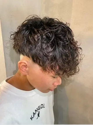 ショート パーマ メンズ 💈メンズパーマ の神様💈よしやのヘアスタイル