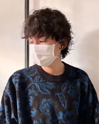 ショート メンズ ブリーチ／デザイン／ 🫟Rurika🫟のヘアスタイル