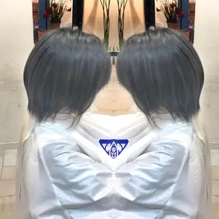 ショート カラー 島袋 ナオユキのヘアスタイル