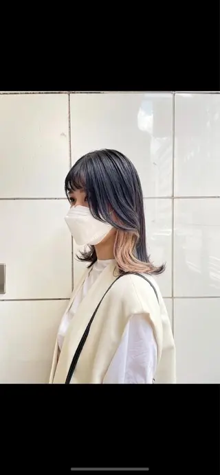 セミロング 【美容室が苦手な方 専問美容室】MIHOのヘアスタイル