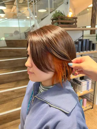 カラー インナーカラー♡ Nanakoのヘアスタイル