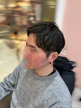 ショート メンズ 🫧メンズパーマ/ カラー/愛莉🫧のヘアスタイル