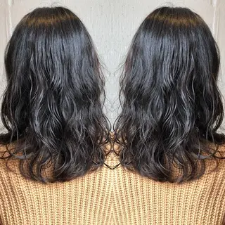 セミロング あらき ちさとのヘアスタイル