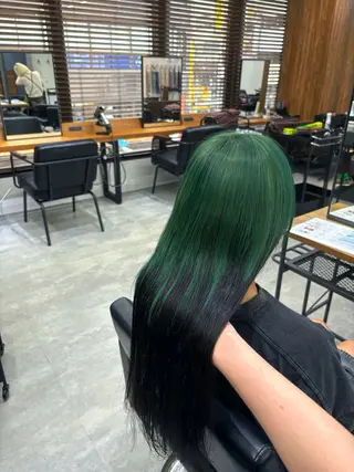 ロング カラー/ブリーチ🍃 エクステSHUNTAのヘアスタイル