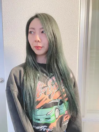 ロング カラー アイブロウ タケダケイ /ショート/ボブのヘアスタイル