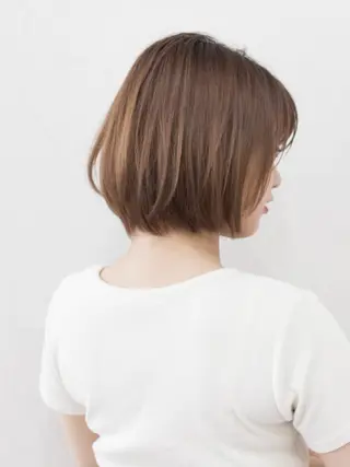 ショート バレイヤージュ茅ヶ崎 オオタ カズキのヘアスタイル