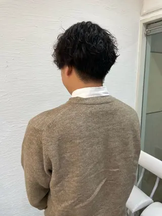 パーマ メンズ inqまい/名古屋駅 🦋ブリーチカラーのヘアスタイル